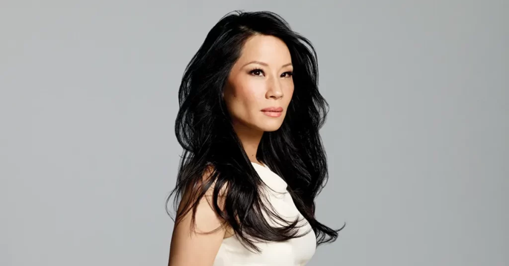 Lucy Liu with celebgeeks.com