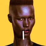 Grace Jones with celebgeeks.com