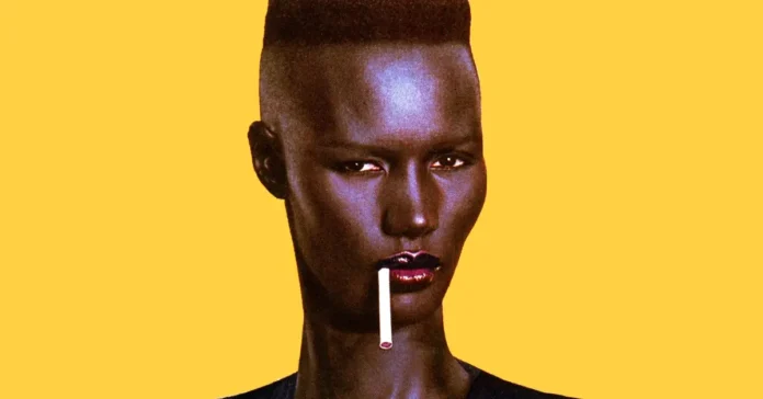 Grace Jones with celebgeeks.com