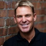 Shane Warne with celebgeeks.com