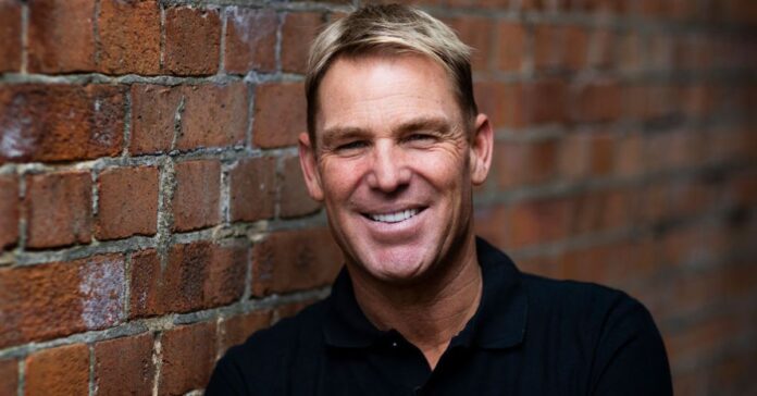 Shane Warne with celebgeeks.com