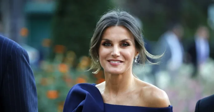 Queen Letizia of Spain with celebgeeks.com