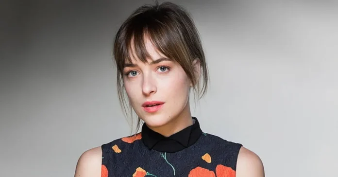 Dakota Johnson with celebgeeks.com