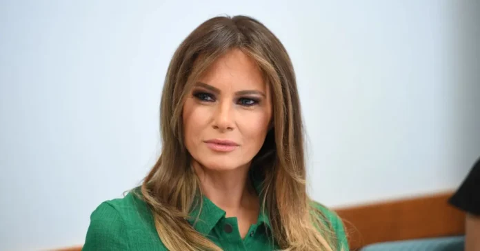 Melania Trump with celebgeeks.com