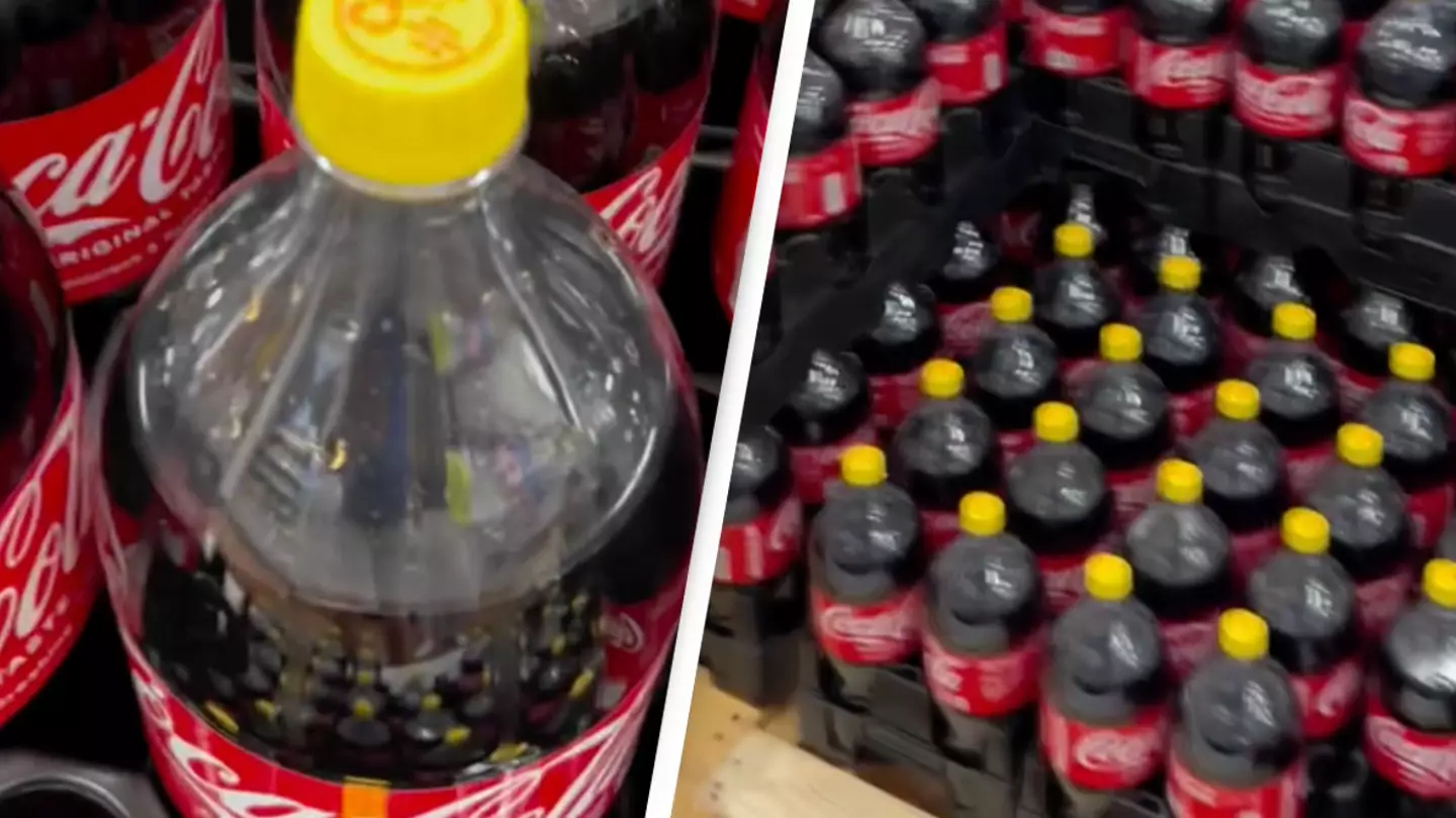 People are only just realizing what it means when Coca-Cola bottles have a yellow cap