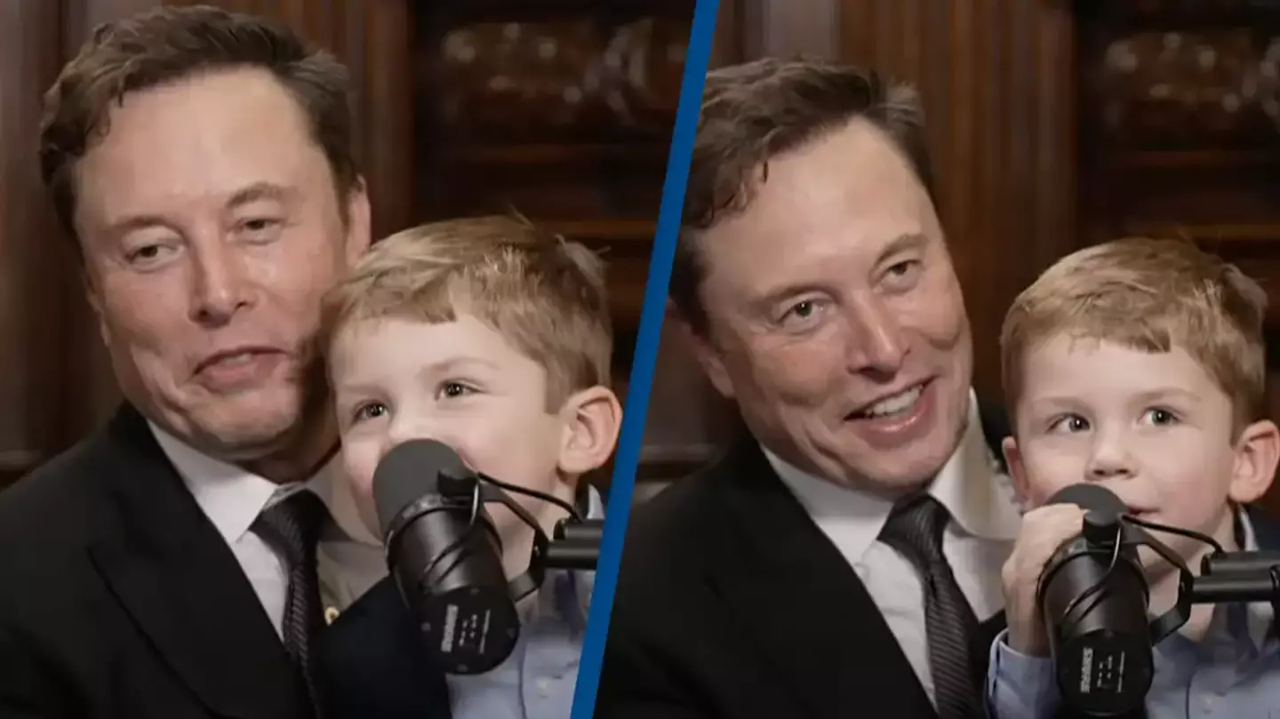 Elon Musk’s Son X Æ A-Xii Shines in Interview, Shares How to Pronounce His Name